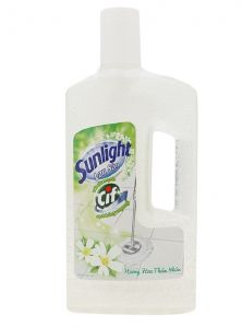 Nước lau sàn Sunlight thiên nhiên trắng 1kg.