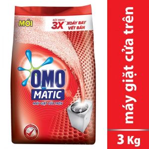 Omo bột giặt đỏ 3kg gói Giá hãng-126k