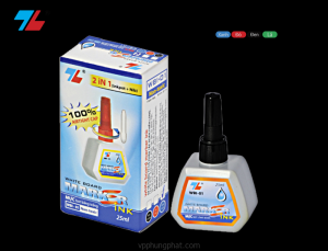 Mực bút lông bảng WBI-01 XANH lốc 6