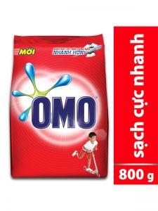 Bột giặt OMO BG hệ bột thông minh 800g (18 gói/thùng)