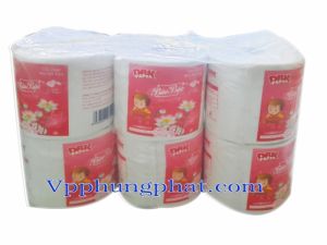 Giấy cuộn Bảo Bảo - 6 cuộn/lốc ( loại dày lõi nhỏ 1kg)