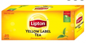 Trà Lipton nhãn vàng (25 gói/Hộp)