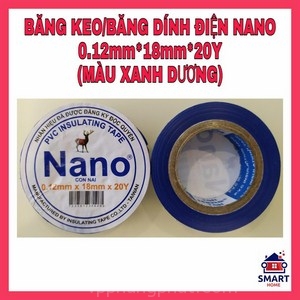 Băng keo điện NANO Xanh