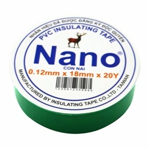 Băng keo điện NANO Xanh Lá