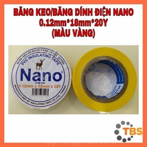 Băng keo điện NANO Vàng